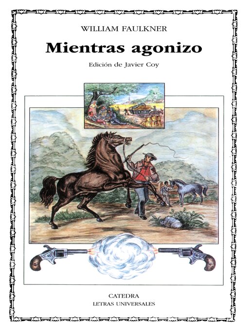 Cover image for Mientras agonizo